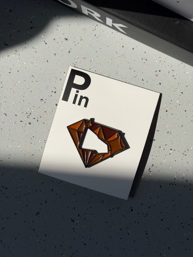 Brand New New Era Hat Pin Clean Geometric